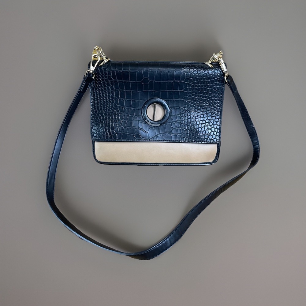 INZI BLACK LEATHER CLUTCH BAG SQUARE BLACK STUD